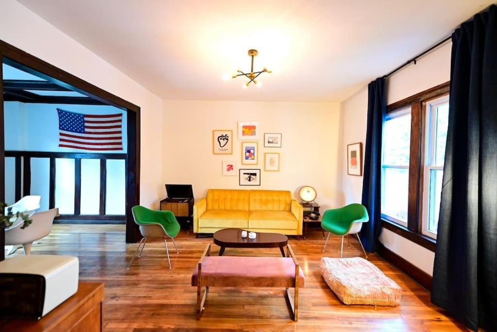 Luxe Mid-Century Styled Historic Townhouse #2 Villa Detroit Exteriör bild